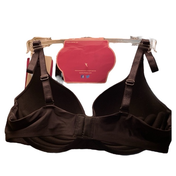 34C NWT Barely There PushUp Hanes Customized Lift Silver detail between cup Bra - Picture 3 of 13